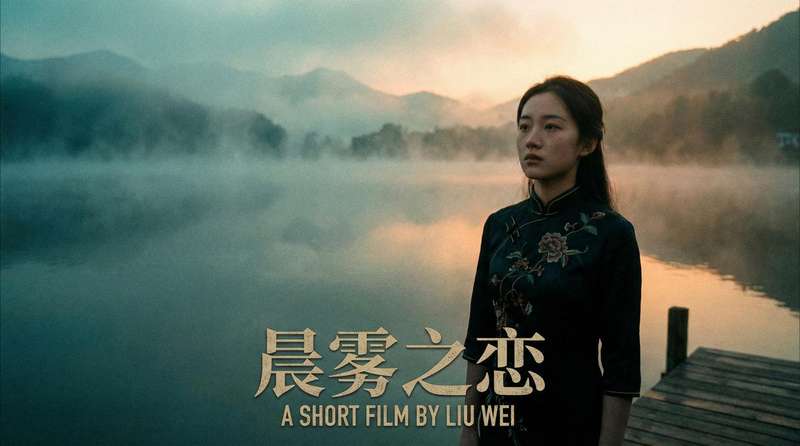 鸳鸯浴原创影视视频湖畔晨曦