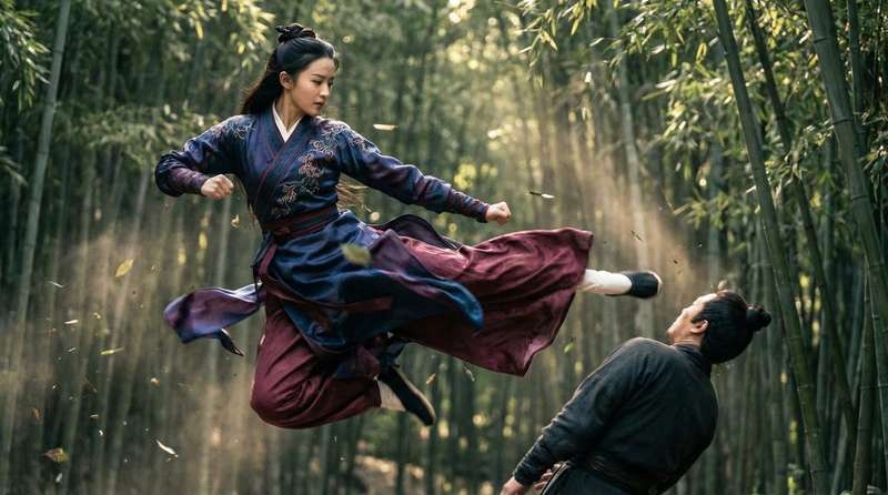 鸳鸯浴武侠短片视频