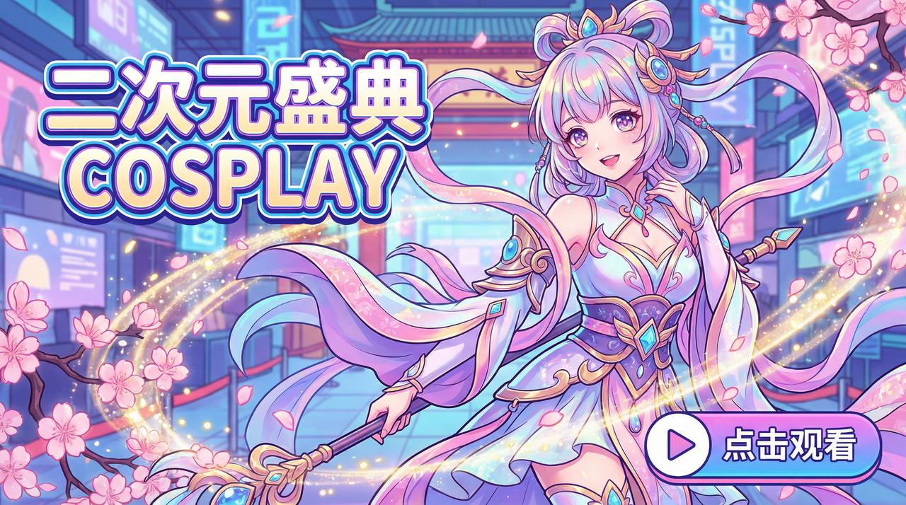 DeepSeek二次元Cosplay视频